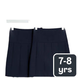 M&S pleated school skirt navy 7-8 years, imported from the UK