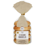 M&S Sesame Sourdough Bagels 5 Pack