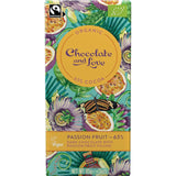 Chocolate and Love Organic Passion Fruit 65% Filled Dark Chocolate Bar 85g