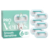 Venus Smooth Sensitive Razor Blades 6 Pack (British brand)