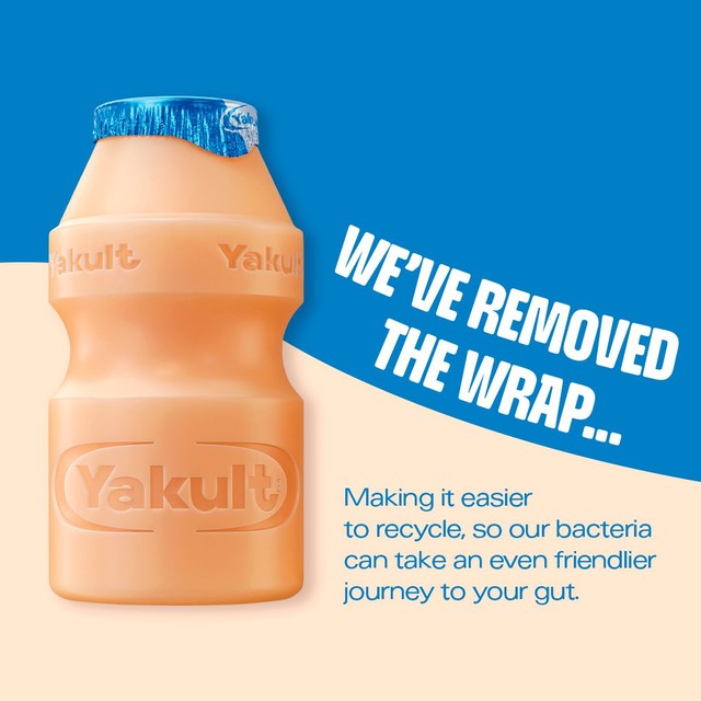 Yakult probiotic drink lemon flavour 15 x 65ml (British brand)