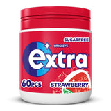 Wrigley's Extra strawberry flavour sugarfree chewing gum 64g - British product