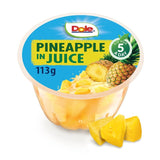 Dole Pineapple Chunks in Juice Fruit Pot 113g