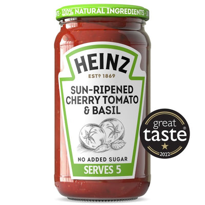 Heinz Sun Dried Cherry Tomato & Basil Pasta Sauce 490g