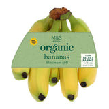 M&S Organic Fairtrade Bananas Fresh Fruit 5 per pack