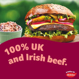 Birds Eye beef burgers with onion 227g - British product