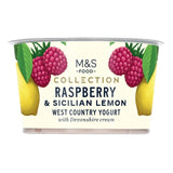 M&S Raspberry & Sicilian Lemon West Country Extra Thick Cream Yogurt 150g