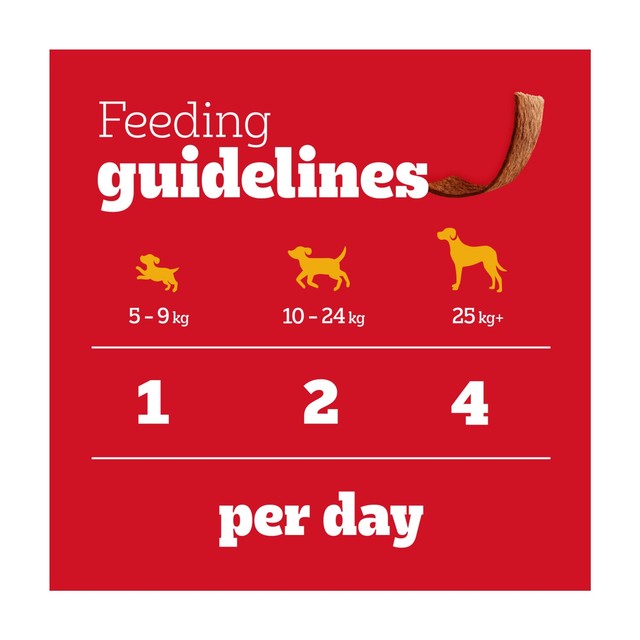 Pedigree dog treats Meat Mix 20 x 8g, imported from the UK