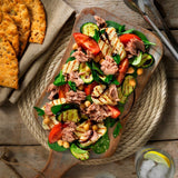 John West tuna steak with sunflower oil pot 110g, UK version