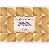 Ocado British Baking Potatoes 6 per pack
