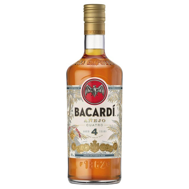 Bacardi Añejo 4 Year Old rum 70cl - British product