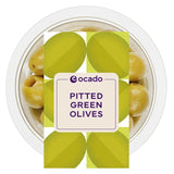 Ocado Pitted Green Olives in Vegetable Oil 120g