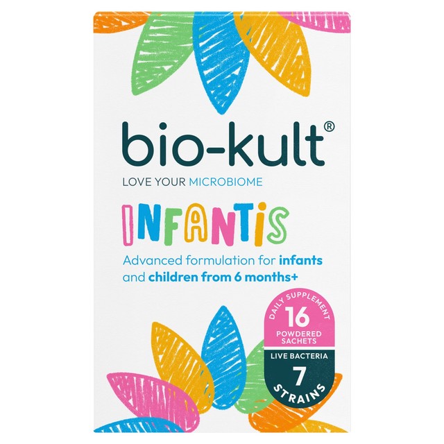 Bio-Kult Infantis Probiotic Powder 7 Strains Vitamin C 16 Sachets - British product