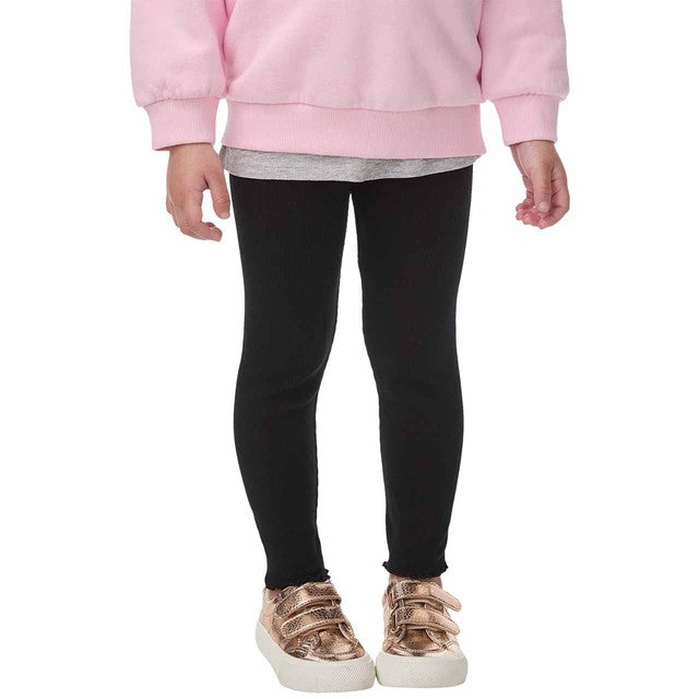 M&S black cotton leggings for children 4-5 years, imported from the UK