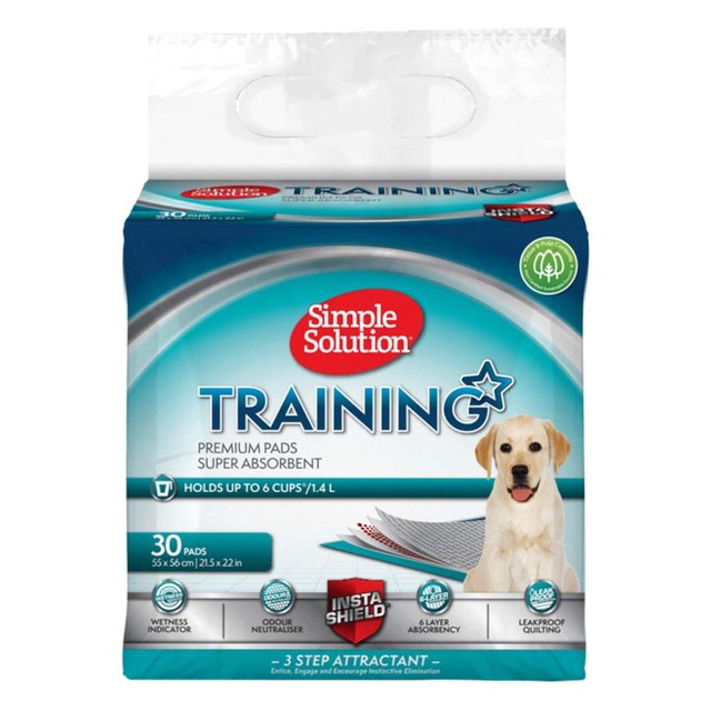 Simple Solution puppy training pads 30 pads (British brand)