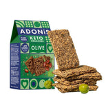 Adonis Olive & Chia Seed Keto Crackers 60g