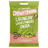 Other Foods okra chips 40g, imported from the UK