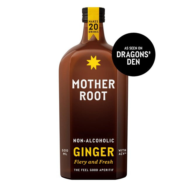 Mother Root ginger non-alcoholic aperitif 500ml, imported from the UK
