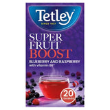 Tetley Super Fruit Tea Blueberry Raspberry 20 Tea Bags