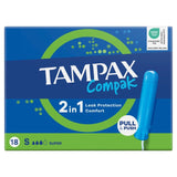 Tampax Compak Super tampons 18 pack (British brand)