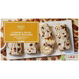 M&S Toffee & Pecan Meringue Roulades Frozen 370g