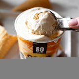 Oppo double salted caramel swirl ice cream 475ml, imported from the UK