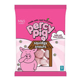 M&S Percy Pig Squidgy Snouts Soft Foam Sweets 170g