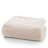 Deyongs Snuggle Touch Throw ivory 140 x 180cm - British product