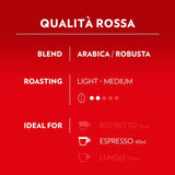 Lavazza Qualita Rossa coffee capsules 16 pack, UK version