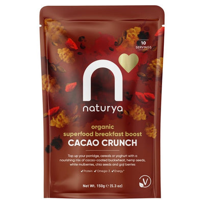 Boost Petit-Déjeuner Croquant Cacao Bio Naturya 150g