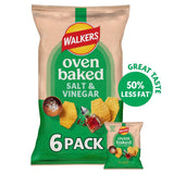 Walkers baked salt vinegar crisps 6 x 22g (British brand)