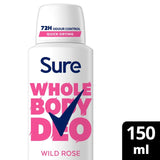 Sure Wild Rose deodorant spray 150ml (British brand)