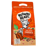 Meowing Heads Paw Lickin' Chicken Dry Cat Food 1.5kg