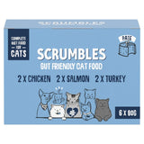 Scrumbles Wet Cat Pate Classic Variety Pack 6x80g