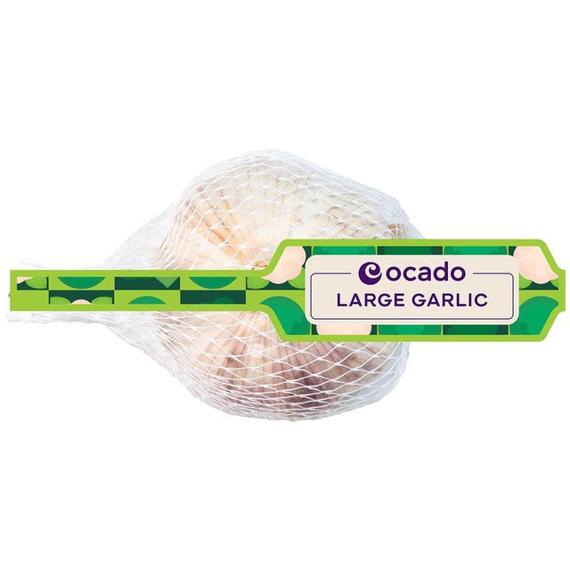 Ocado large garlic bulb 60mm, imported from the UK