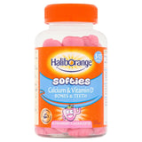 Haliborange Kid's Softies Calcium & Vitamin D Strawberry Gummies Children's Vitamin Supplement 60 Gummies