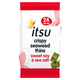 Itsu Crispy Seaweed Thins Sweet Soy Sea Salt 5g