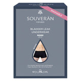 Selenacare Souveran Boxer for Men Bladder Leak Black Size XL