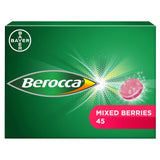 Berocca Mixed Berries Effervescent Vitamin Tablets 45 Tablets