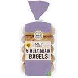 M&S Multigrain Sourdough Bagels 5 Pack