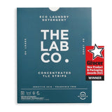 The Lab Co. Non Bio Fragrance Free Laundry Detergent Sheets for Sensitive Skin 64 Loads