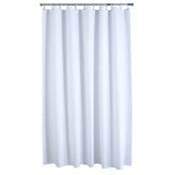 Aqualona Waffle White Shower Curtain 180cm x 180cm