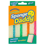 Scrub Daddy Sponge Daddy multi-color sponge 4 pack (British brand)