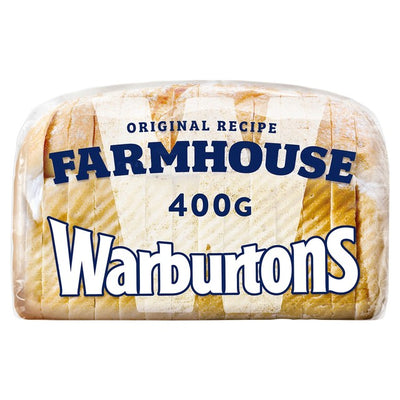 Pain blanc farmhouse tranché épais Warburtons 400g