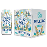 Vocation Brewery Hilltop Lager Premium Lager 4 x 440ml