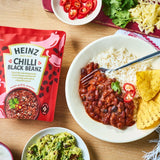 Heinz chilli black beans Mexican-style 250g, UK version