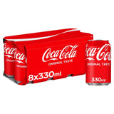 Coca-Cola Original Taste Cola 8 x 330ml Cans