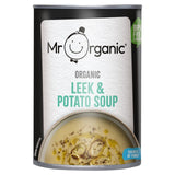 Mr Organic leek and potato soup 400g, imported from the UK