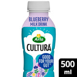 Arla Cultura Blueberry Gut Health Cultured Milk Drink with Fibre 500ml