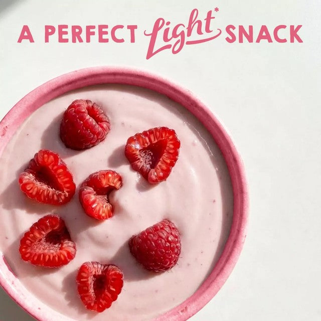 Light & Free raspberry Greek style yoghurt 4 x 115g multipack, UK version